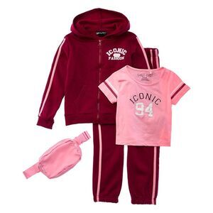 Freestyle Girls  Iconic 3Pc Fleece Set, Red